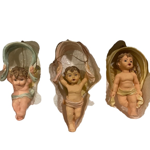 Set4 Vintage House of Lloyd Christmas Around The World Isle Cherubs1997Ornaments - Picture 1 of 3